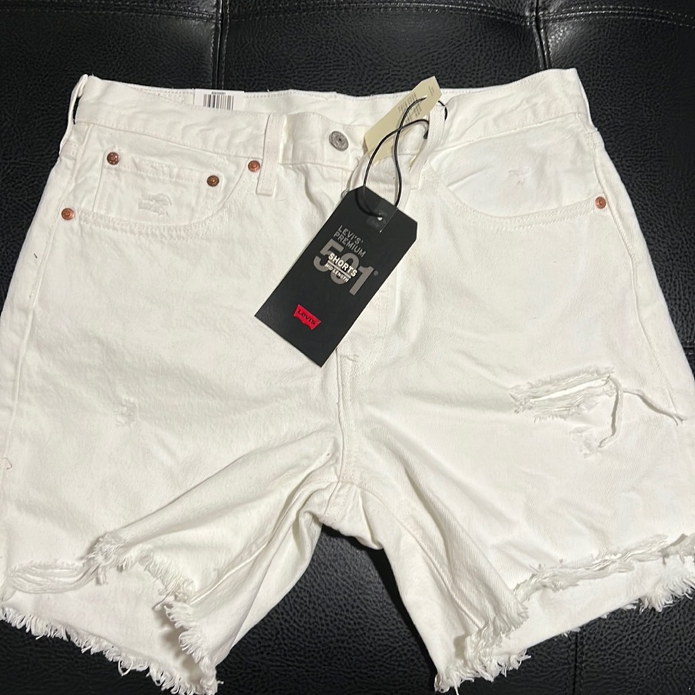 Levi’s 501 high rise shorts NWT